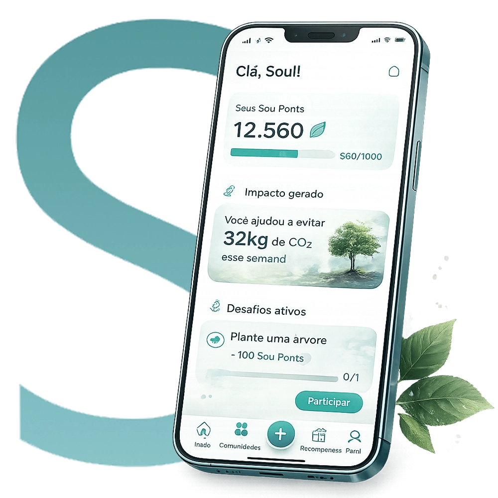 Celular com interface meramente ilustrativa